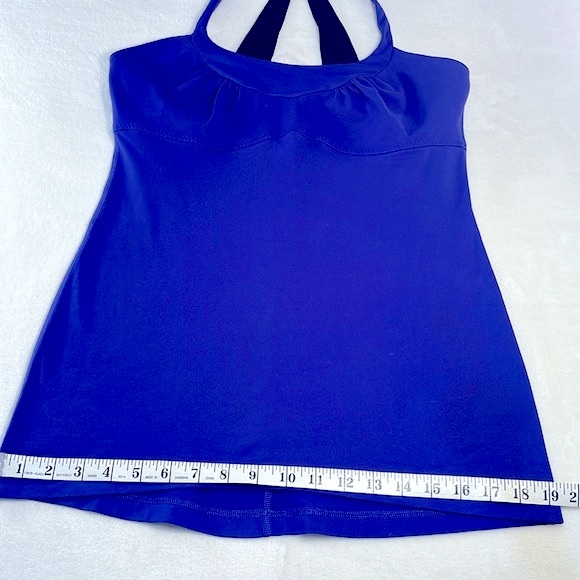 Lululemon Scoop Me Up Tank II Spry Blue (Royal) Size 10 Like New Excellent - Picture 7 of 16